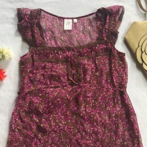 ✨Anthropologie Floral Blouse✨